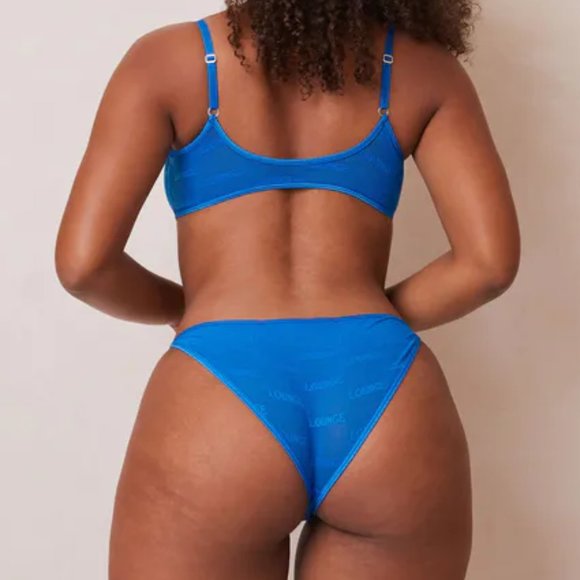 Lounge Underwear Other - Lounge Underwear Bold Mesh Bra & Brief Set